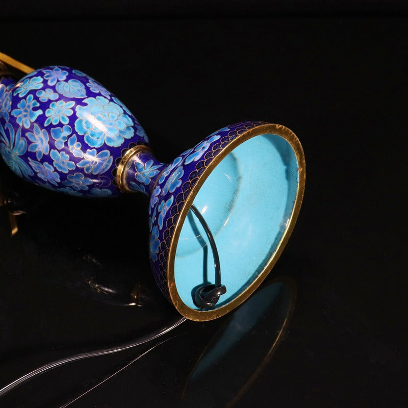 Authentic Cloisonné Filigree Table Lamp