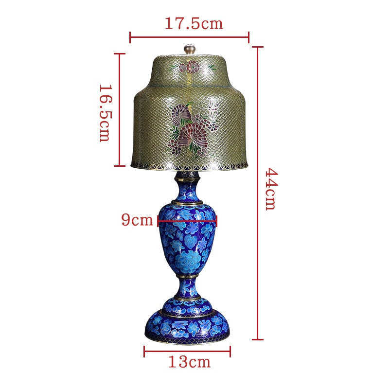 Authentic Cloisonné Filigree Table Lamp