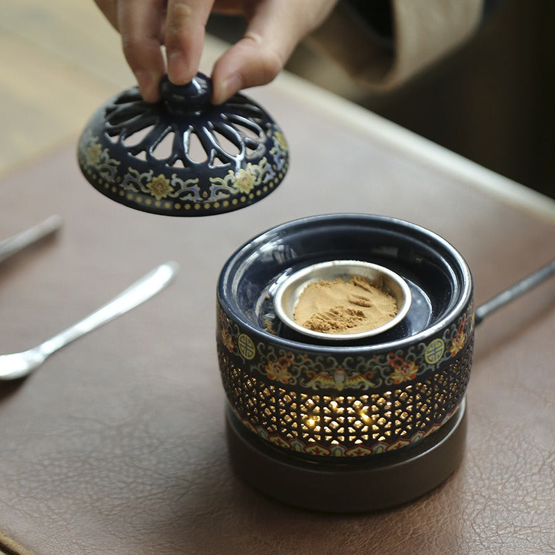 Cloisonné Electric Incense Burner with Temperature Control