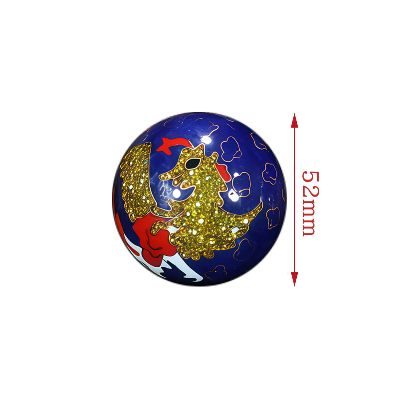 Palace Style Cloisonné Tai Chi  Ball Pair