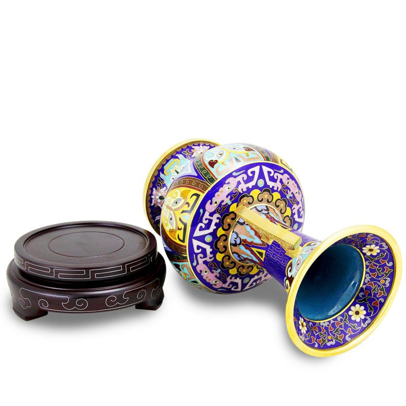 Imperial Chinese Cloisonné Collectible Vase for Home & Gifting